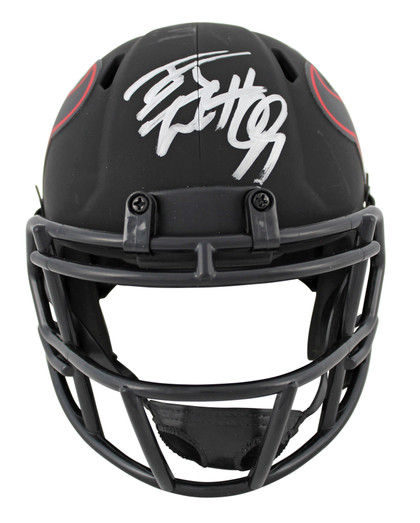 Texans J.J. Watt Authentic Signed Eclipse Speed Mini Helmet BAS Witnessed