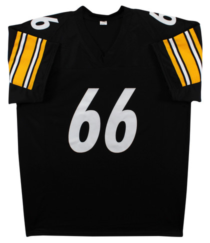 Alan Faneca "HOF 21" Authentic Signed Black Pro Style Jersey BAS Witnessed