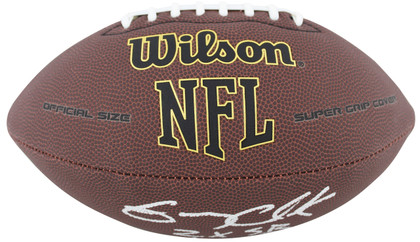 Gary Clark "2x SB Champ" Authentic Signed Wilson Super Grip Nfl Football BAS Wit