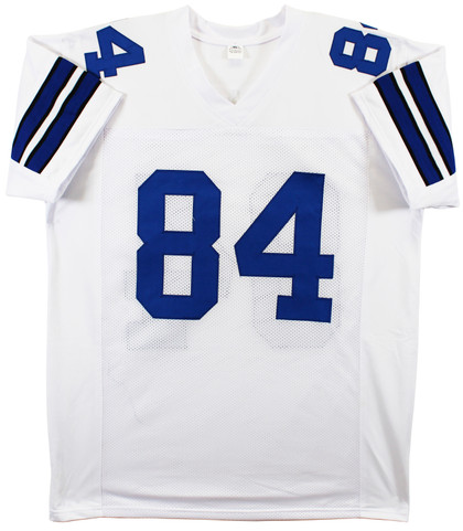 Jay Novacek "3x SB Champ" Authentic Signed White Pro Style Jersey BAS Witnessed