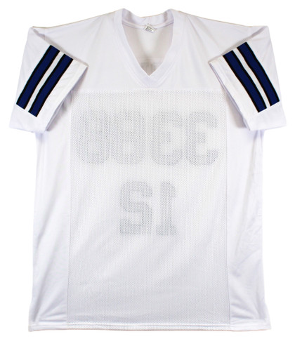 (3) Staubach, Dorsett & Pearson Signed White Pro Style Jersey BAS Witnessed