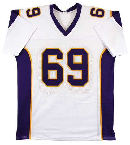 Jared Allen Authentic Signed White Pro Style Jersey Autographed BAS Witnessed 2