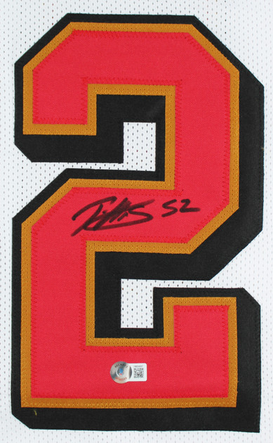 Patrick Willis Authentic Signed White Throwback Pro Style Jersey BAS Witnessed