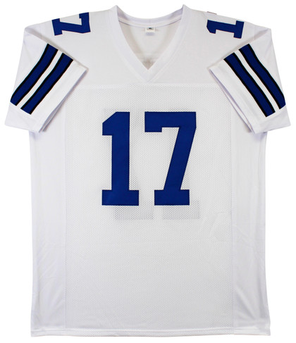 Brandon Aubrey Authentic Signed White Pro Style Jersey BAS Witnessed