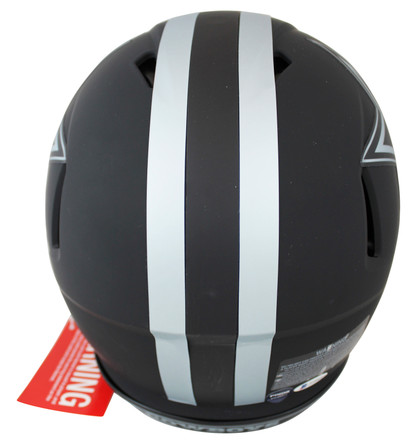 Cowboys Emmitt Smith Signed Eclipse Full Size Speed Proline Helmet w/ Case BAS W