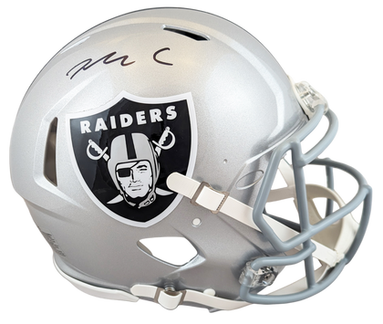 Raiders Maxx Crosby Signed Full Size Speed Proline Helmet W/ Case Fanatics