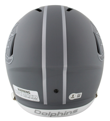Dolphins Tyreek Hill Signed Slate Full Size Speed Rep Helmet W/ Case BAS Witness