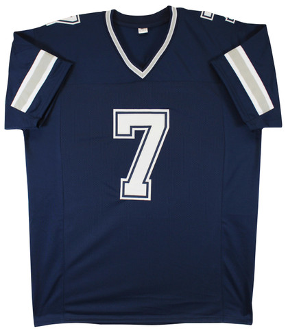 Trevon Diggs Authentic Signed Navy Pro Style Jersey Autographed BAS