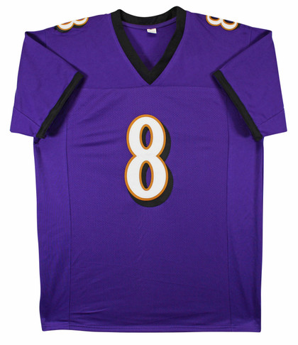 Trent Dilfer Authentic Signed Purple Pro Style Jersey Autographed BAS Witnessed