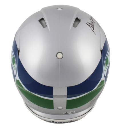 Seahawks Steve Largent Signed 83-01 TB F/S Speed Proline Helmet W/ Case BAS Wit