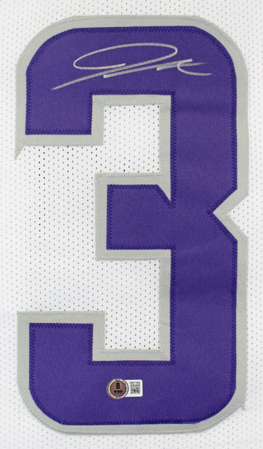 Jordan Addison Authentic Signed White Alternate Pro Style Jersey BAS Witnessed