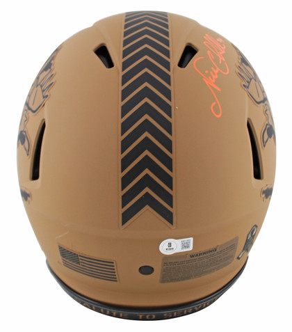 Browns Nick Chubb Signed STS II Full Size Speed Proline Helmet BAS Witnessed