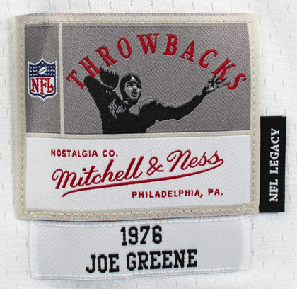 Steelers Joe Greene "HOF 87" Authentic Signed White M&N Jersey BAS Witnessed
