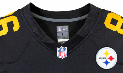 Steelers Hines Ward "SB XL MVP" Signed Black Nike Color Rush Jersey BAS Witness
