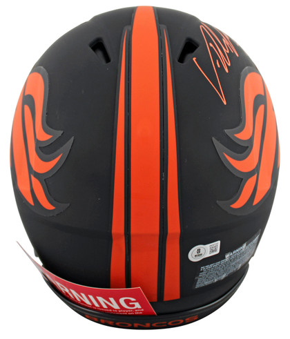 Broncos Von Miller Signed Eclipse Full Size Speed Proline Helmet BAS Witnessed