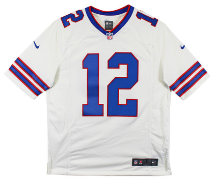 Bills Jim Kelly Authentic Signed White Nike Limited Jersey BAS Witnessed