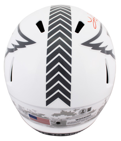 Cardinals Kurt Warner Signed STS III Full Size Speed Rep Helmet BAS Witnessed