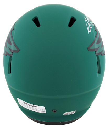 Eagles A.J. Brown Signed Rave Full Size Speed Rep Helmet W/ Case BAS Witnessed