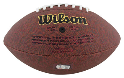 Rams Sony Michel Authentic Signed Wilson Super Grip Nfl Football BAS Witness