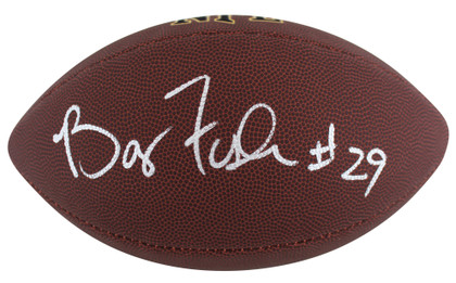 Steelers Barry Foster Signed Wilson Super Grip Nfl Football BAS Witnessed
