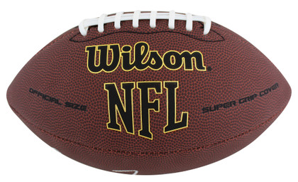 Steelers Barry Foster Signed Wilson Super Grip Nfl Football BAS Witnessed