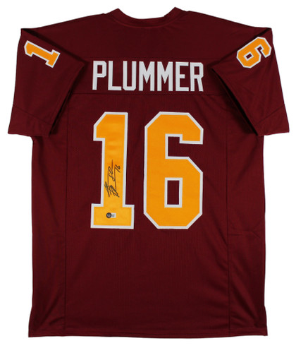 ASU Jake Plummer Signed Maroon Pro Style Jersey Signed on #1 BAS Witnessed