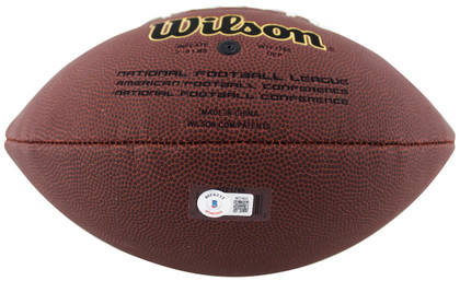 Raiders Michael Mayer Signed Wilson Super Grip Nfl Football BAS Witnessed