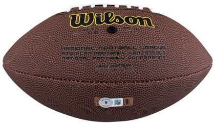 Jets Joe Klecko "HOF 23" Signed Wilson Super Grip Nfl Football BAS Witnessed