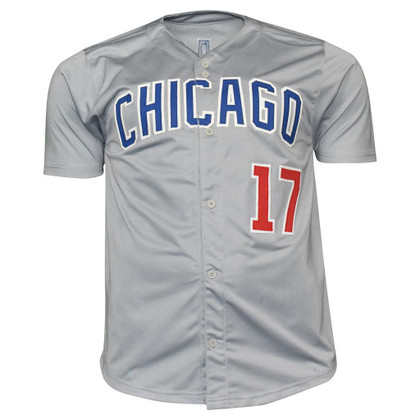 Mark Grace Signed Chicago Pro Grey Baseball Jersey (JSA)