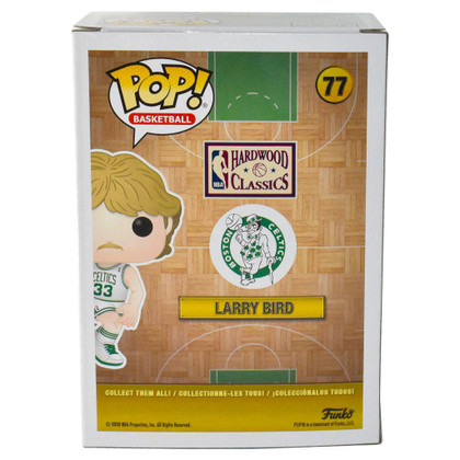 Larry Bird Signed Boston Celtics NBA Funko POP Vinyl Figure (Beckett)