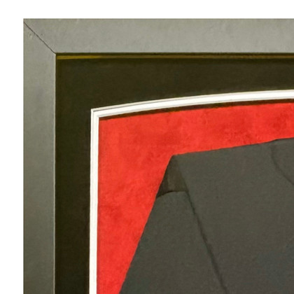 Jonathan India Signed Cincinnati Black Custom Suede Matte Framed Baseball Jersey (Beckett)