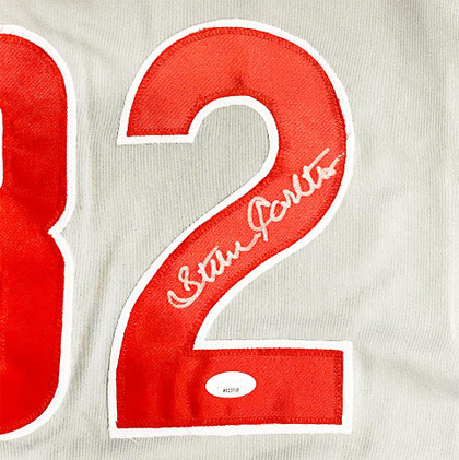 Steve Carlton Signed Philadelphia Grey Baseball Jersey (JSA)