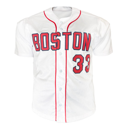Jose Canseco Signed Boston White Baseball Jersey (JSA)