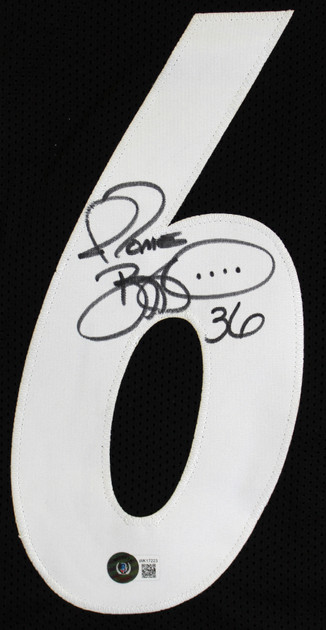 Jerome Bettis Authentic Signed Black Pro Style Jersey BAS Witnessed