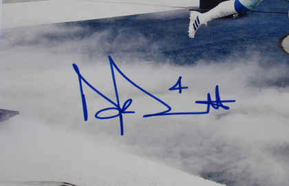 Cowboys Dak Prescott Authentic Signed 16x20 Horizontal Photo BAS Witnessed