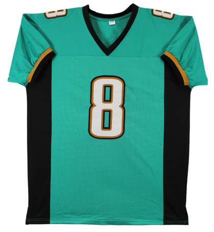 Mark Brunell Authentic Signed Teal Pro Style Jersey Autographed BAS Witnessed