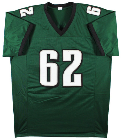 Jason Kelce Authentic Signed Green Pro Style Jersey Autographed PSA/DNA Itp