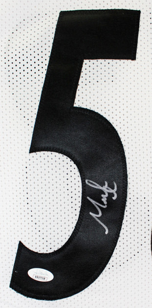 Maurkice Pouncey Authentic Signed White Pro Style Jersey Autographed JSA