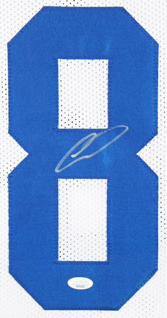 Cowboys CeeDee Lamb Authentic Signed White Pro Style Framed Jersey JSA