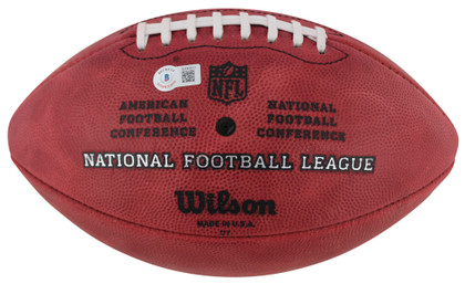 49ers Joe Montana Signed Official Wilson "The Duke" 75th Football W/ Case BAS