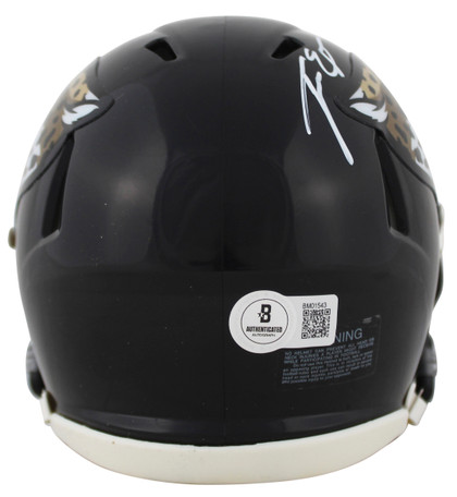 Jaguars Travis Etienne Jr. Authentic Signed Speed Mini Helmet W/ Case BAS