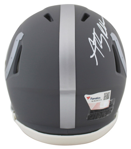 Colts Anthony Richardson Signed Slate Speed Mini Helmet W/ Case Fanatics