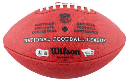 Patrick Mahomes & Travis Kelce Signed Official "The Duke" Nfl Football BAS & Fan Version 1