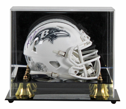 Ravens Ray Lewis Signed Salute To Service III Speed Mini Helmet W/ Case BAS Wit Ravens Ray Lewis Signed Salute To Service III Speed Mini Helmet W/ Case BAS Wit