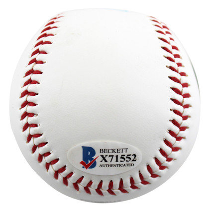 Athletics Art Howe Authentic Signed A's Logo Fotoball Baseball BAS #X71552