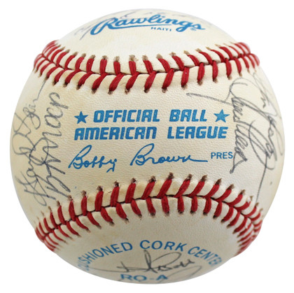 1992 Angels (24) Gaetti, Abbott, Macha +21 Signed Oal Baseball BAS #AB92943