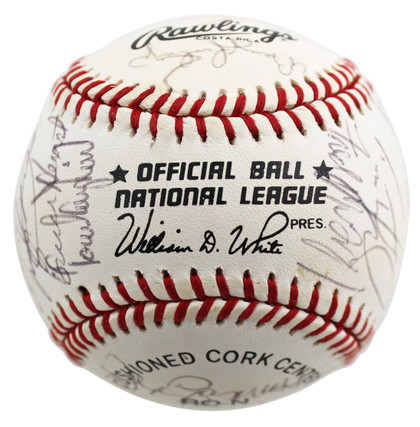 1991 Padres (27) Gwynn, McGriff, Santiago Signed Onl Baseball BAS #AB92989