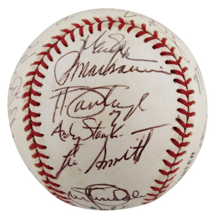 1997 Expos (26) Alou, Lansing, Fletcher +23 Signed Onl Baseball BAS #AB92947