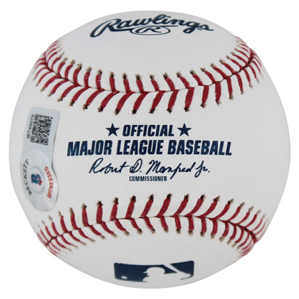 Royals Salvador Perez "2015 WS MVP" Authentic Signed Oml Baseball BAS Witnessed