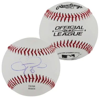 D-Backs Stephen Drew Signed Rawlings Official League Baseball BAS #BK12659